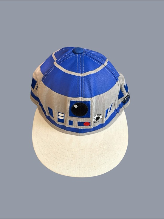 Star Wars Accessories - Star Wars R2-D2 Cap / Blue & White Snapback Hat